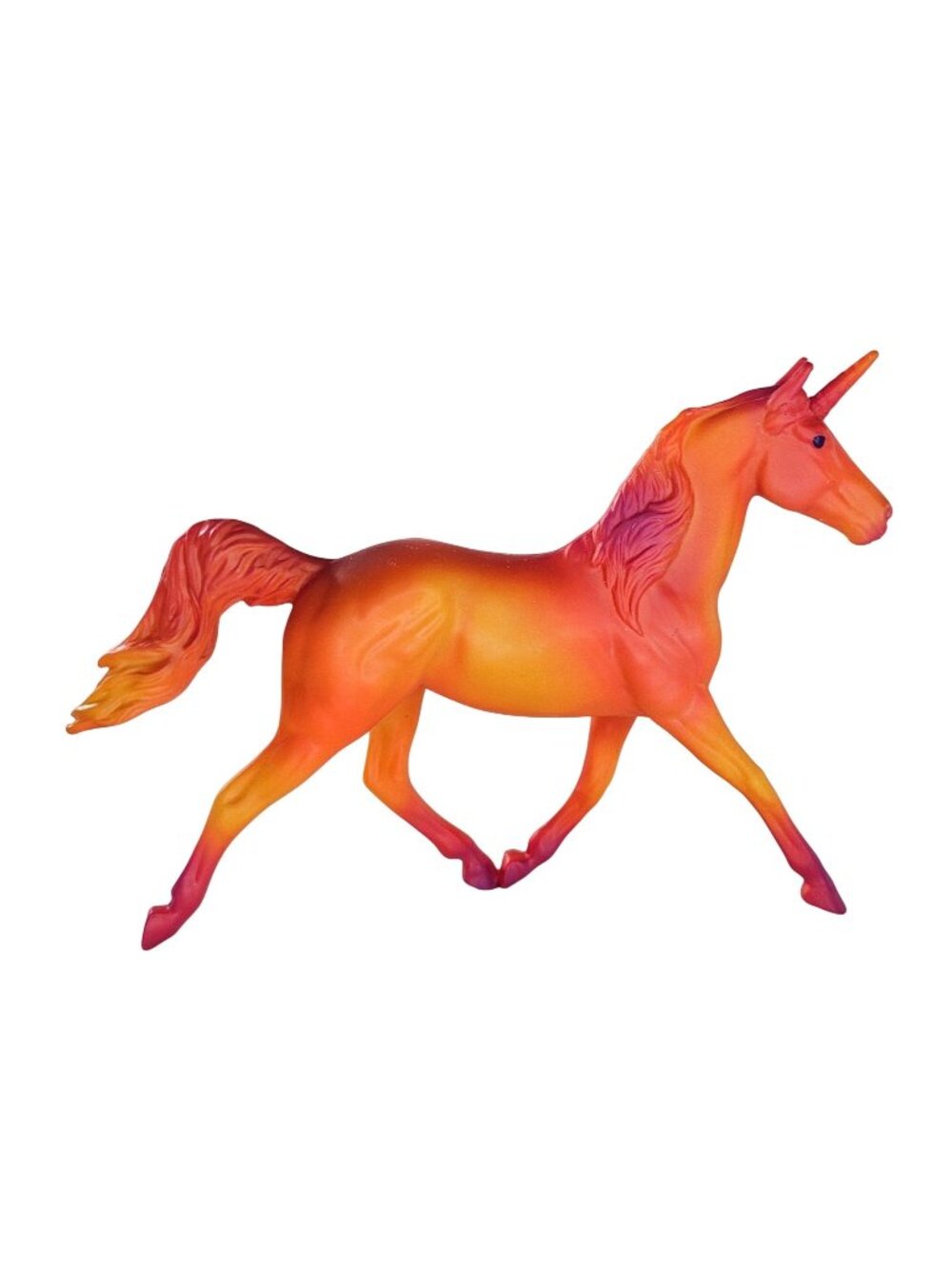Breyer Stablemate Unicorn Swirl Dreamcicle Orange Trotting Mare #6912